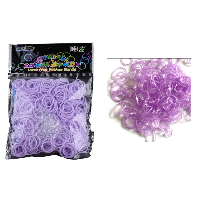 1 Gói 600 Dây Cao Su Đồ Chơi DIY Theo Phương Pháp Montessori