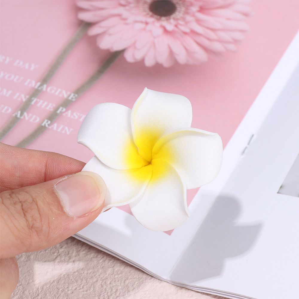 Kẹp tóc hình hoa sứ màu trắng thời trang cho nữ