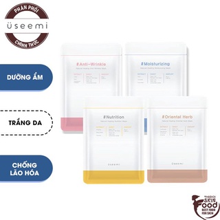 Mặt nạ giấy dưỡng ẩm thiên nhiên Hàn Quốc Useemi Natural Healing Mask 25g