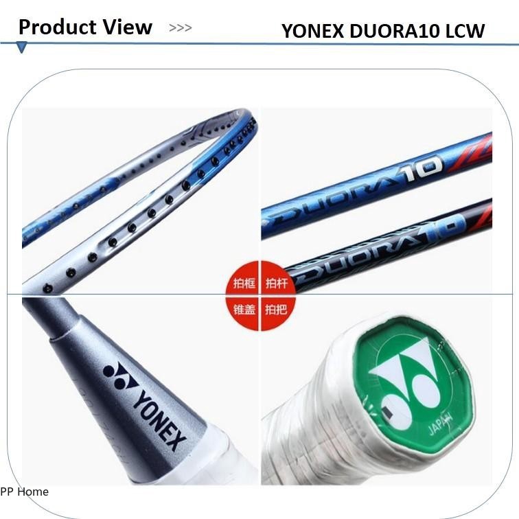 Đầy đủ carbon duora 10 yonex_yy vợt cầu lông cầu lông lcw được sử dụng với độ bám bìa miễn phí