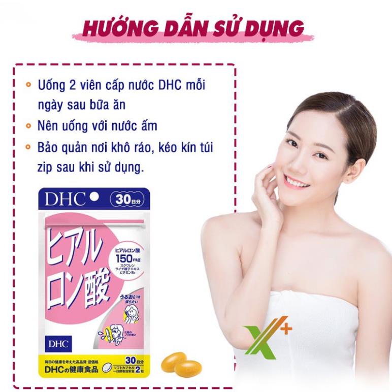 Viên Uống đẹp da, Cấp Nước, Giữ Ẩm DHC Hyaluronic Acid [Giá Gốc] Hỗ Trợ Làn Da Căng Mịn, Sáng Bóng