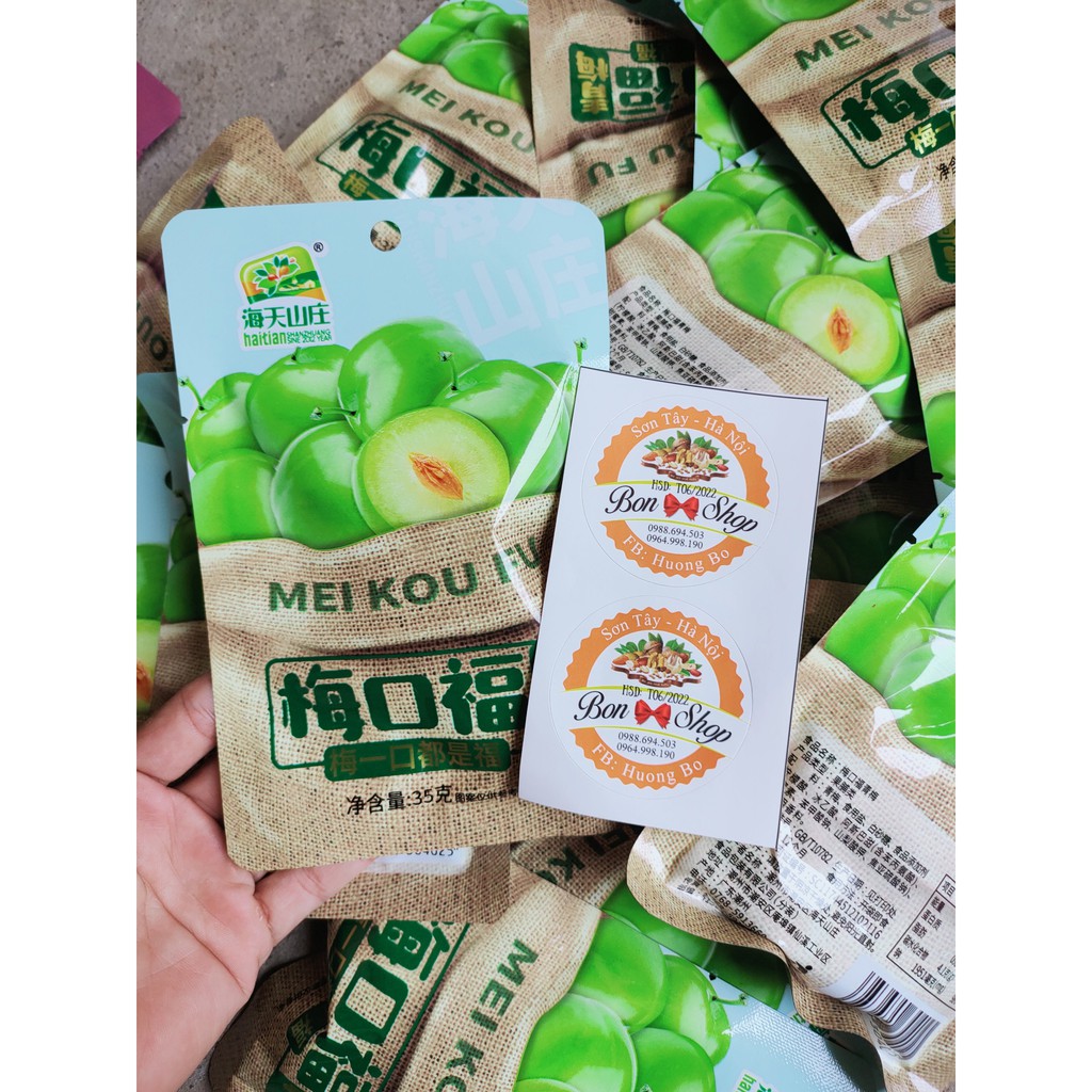 SET 5 GÓI Ô MAI HOA QUẢ NHIỆT ĐỚI- Ô MAI TRÁI CÂY ĐỦ VỊ
