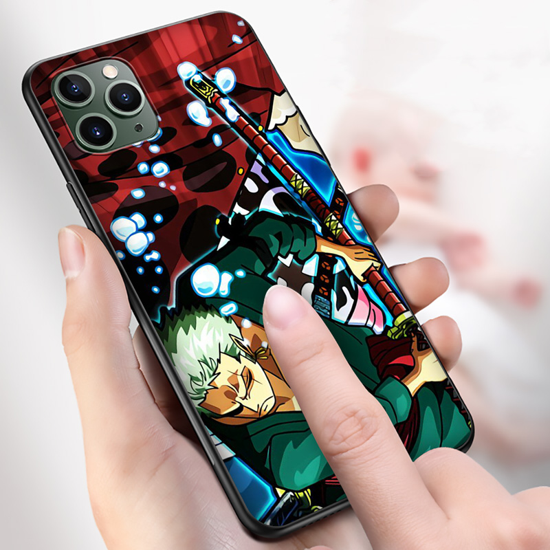 Ốp Điện Thoại Tpu Dẻo Họa Tiết Hoạt Hình One Piece Zoro Cho Apple Iphone 8 7 6 6s 5s 5 Se Plus 2020 V89