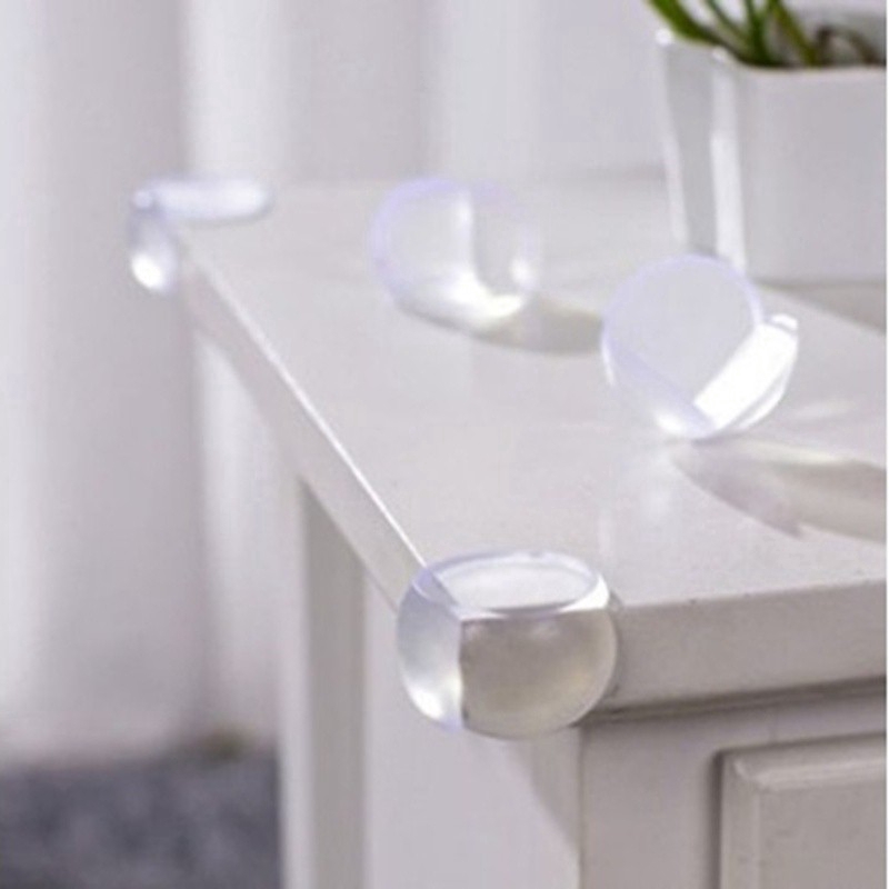 10Pcs Baby Safety Silicone Guards Cushion Table Corner Protector Edge Proofing
