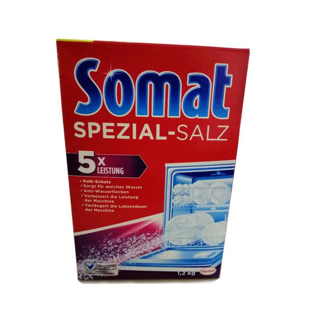 Muối rửa bát Somat hộp 1.2kg