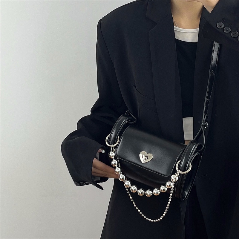 Túi Đeo Chéo Mini Đính Hạt Phong Cách Harajuku Thời Trang Mùa Hè Cho Nữ