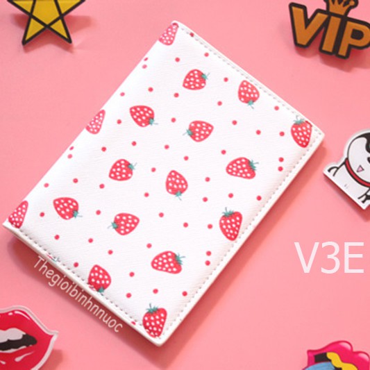 Vỏ Bọc Hộ Chiếu Passport Cover Trái Cây V3