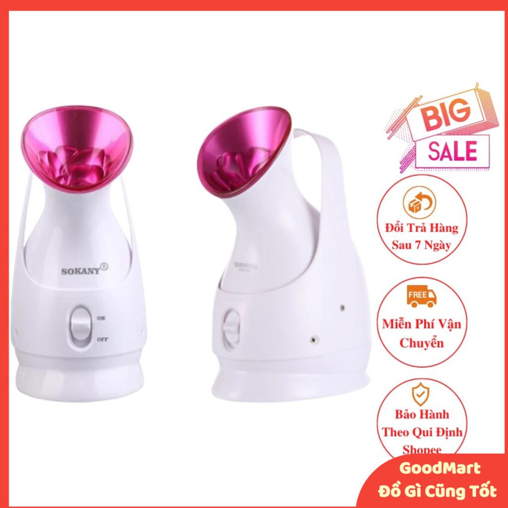 Máy xông mặt Sokany cầm tay mini cao cấp xông hơi nóng tỏa đều công suất 280W -GoodMart