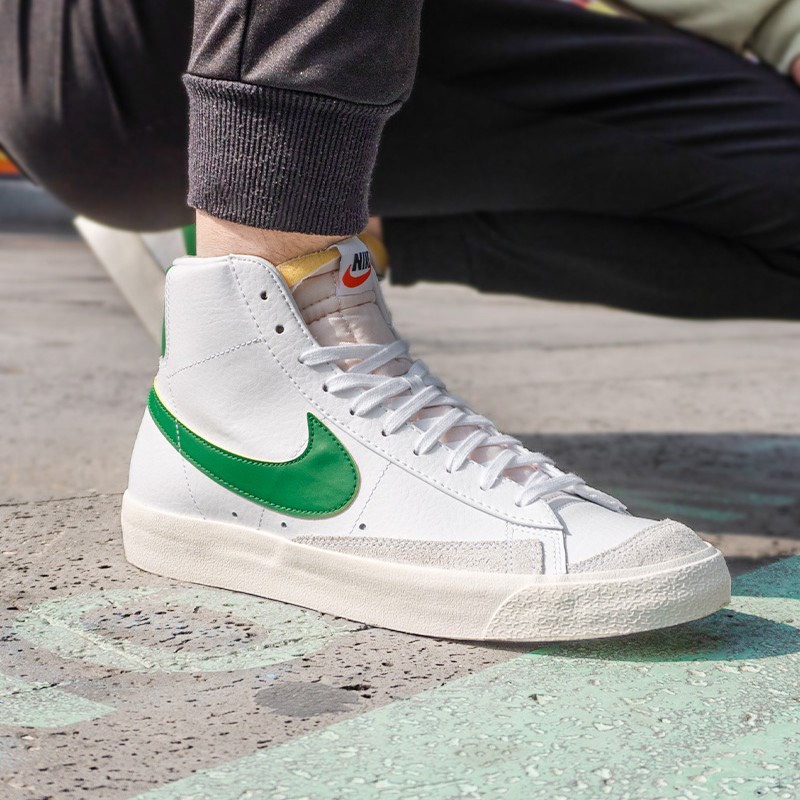 Giày Nike Blazer Mid 77 White Green