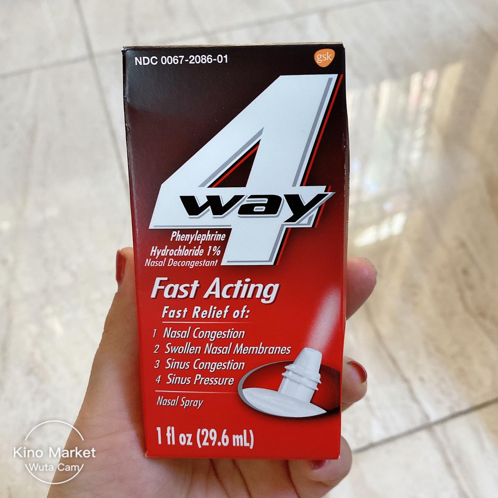 4-Way Fast Acting Nasal Spray 1 oz