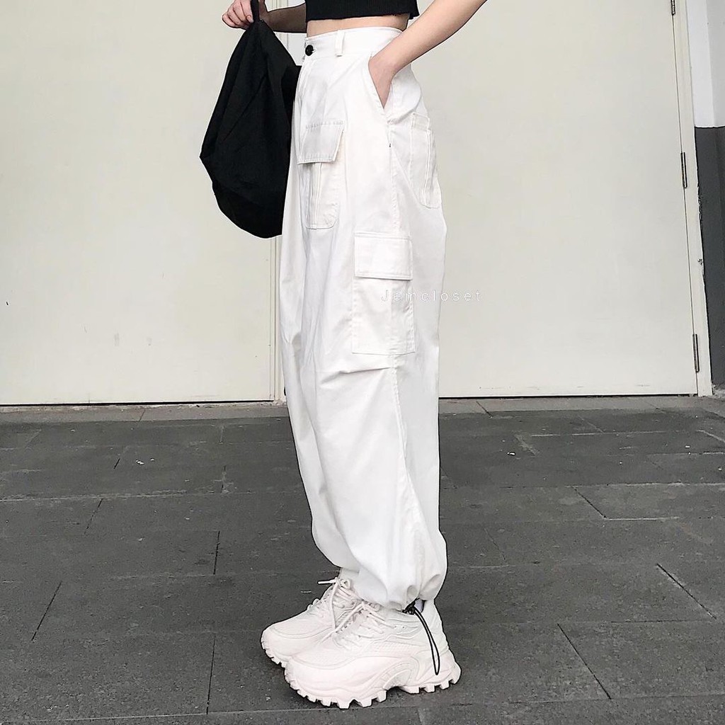 QUẦN JOGGER DÂY RÚT TÚI HỘP ASEON - QUẦN BAGGY KAKI TRẮNG MẶC 2 KIỂU SUÔNG BO KHOÁ KÉO CÚC CÀI BOX PANT | BigBuy360 - bigbuy360.vn