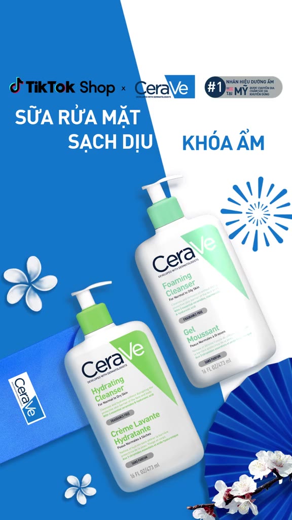 Sữa rửa mặt cerave giúp làm sạch da và loại bỏ bụi bẩn dành cho da dầu và da nhạy cảm dung tích 236ml [Chính Hãng 100%] | BigBuy360 - bigbuy360.vn