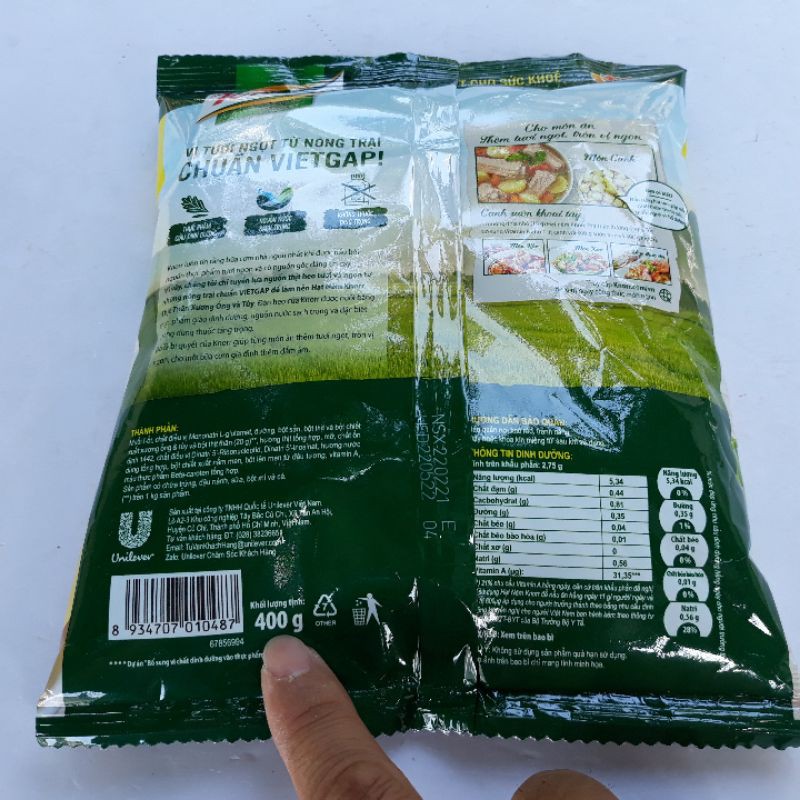 Hạt nêm Knorr thịt thăn xương ống và tủy 400g Gò Vấp