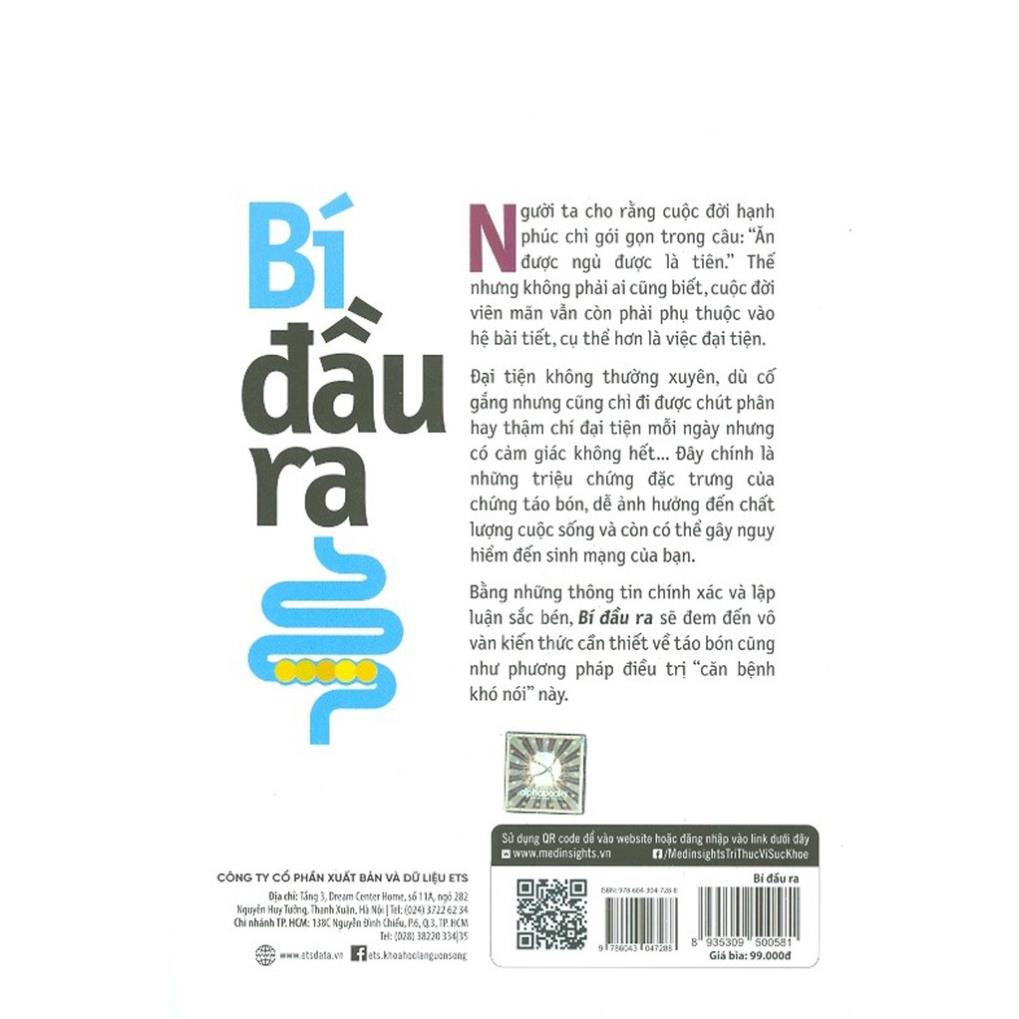 Sách - Bí Đầu Ra - 90% Tuổi Thọ Phụ Thuộc Vào Việc Đại Tiện [AlphaBooks]