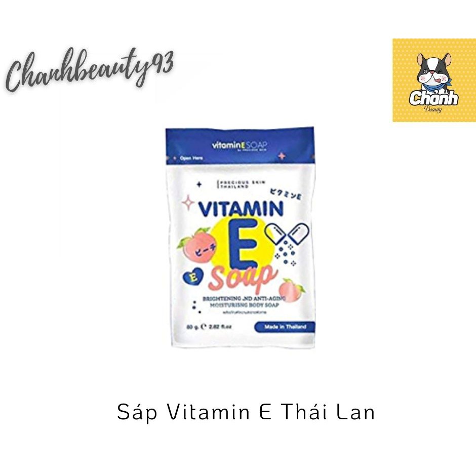 2 Soap xà phòng tắm body vitamin E