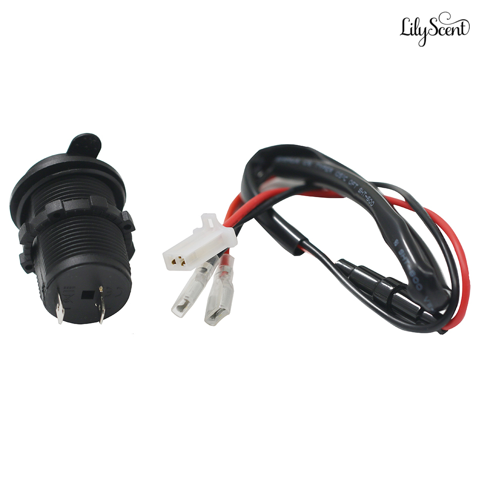 Ổ Cắm Điện 12v-24v Chống Thấm Nước Cho Xe Mô Tô / Xe Hơi