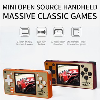 Q20 mini nguồn mở 2.4 inch oca full fit màn hình ips cầm tay chơi game retro ps1 mới chơi game trẻ em quà tặng