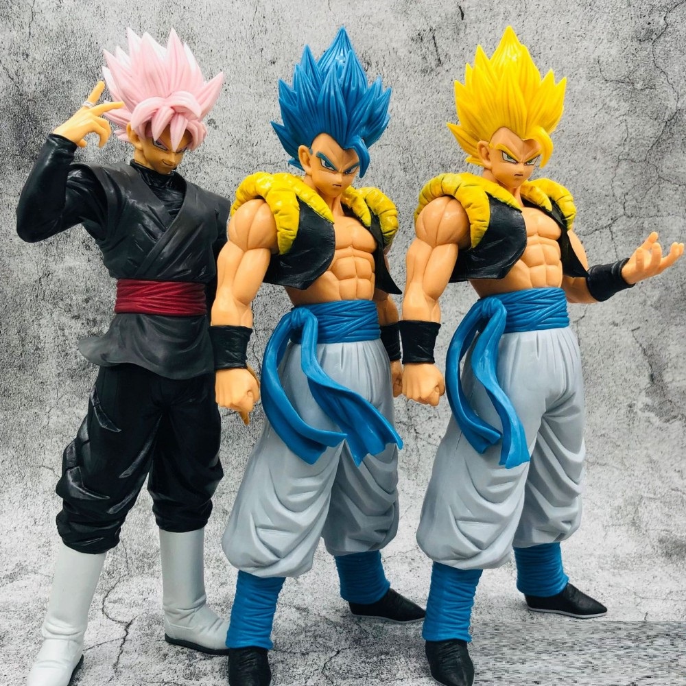 [MHĐ] Mô Hình Dragonball Son Goku Black Gogeta Tóc Xanh Cao 32cm