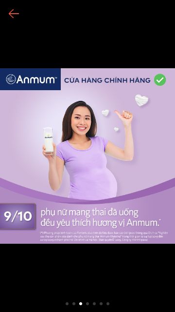 Sữa anmum bầu vị socola và vani 400g