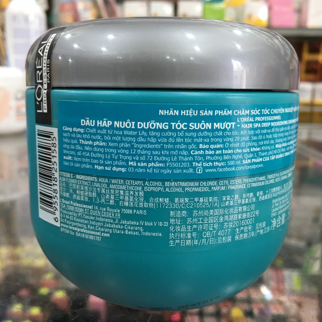 Hấp Dầu Suôn Mềm L’Oréal Spa 500ml