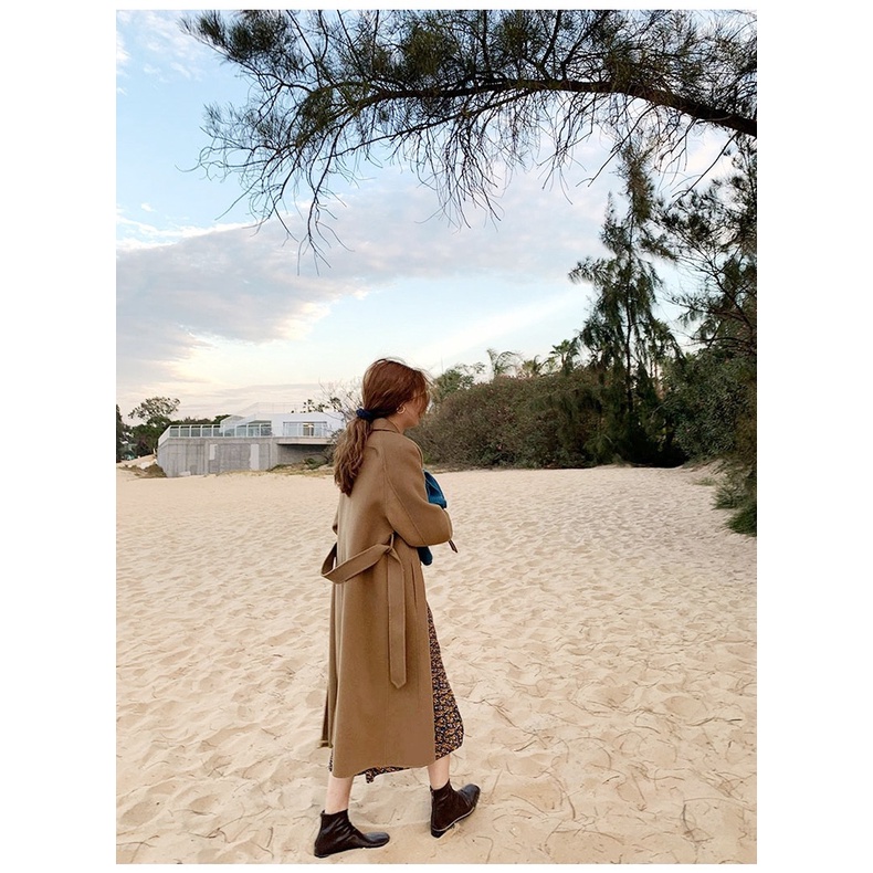 Áo Măng Tô |  Áo Măng Tô Nữ Dáng Dài Cao Cấp Hàn Quốc Kèm Đai Chất Dày Dặn Quảng Châu | BigBuy360 - bigbuy360.vn