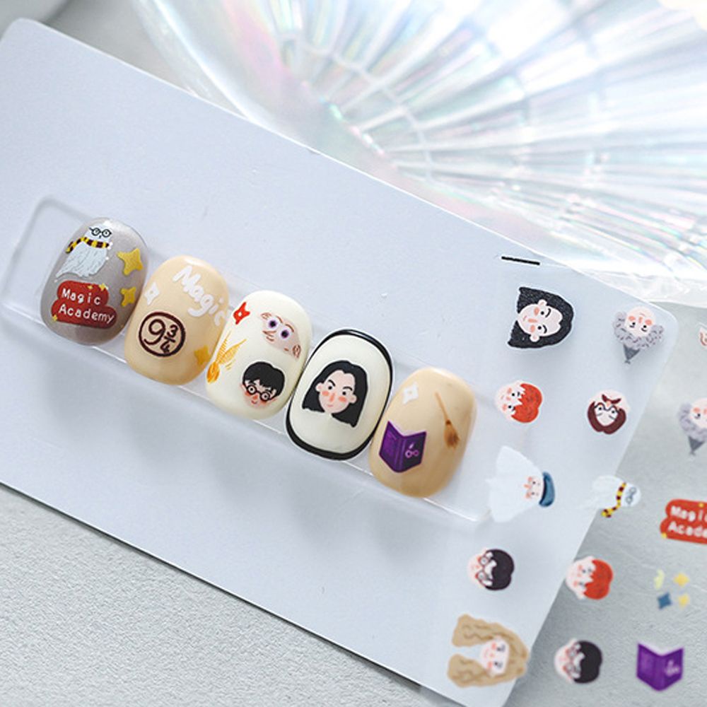 [Hàng mới về] Miếng dán trang trí móng tay hình hoạt hình 5D DIY