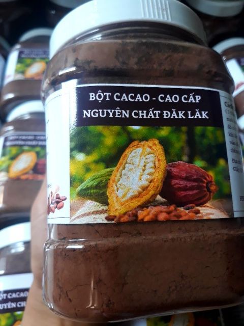 Bột ca cao Daklak nguyên chất ( cam kết hàng xịn cực đậm và thơm )