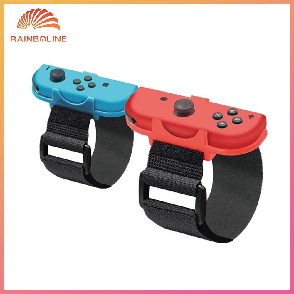 [❥RAIN]Wrist Bands for Joy Con Controller Elastic Strap for Just Dance Game 1 Pair