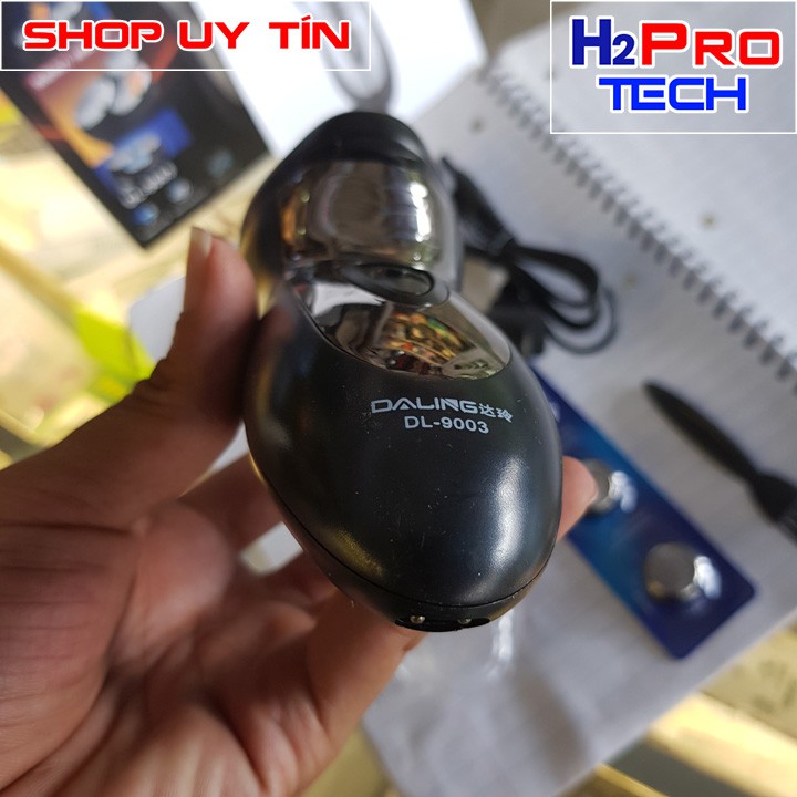 Máy cạo râu 3 lưỡi Daling DL-9003A 2021 H2Pro đa năng 2 trong 1 cạo râu-cạo viền sạch-êm-thoải mái