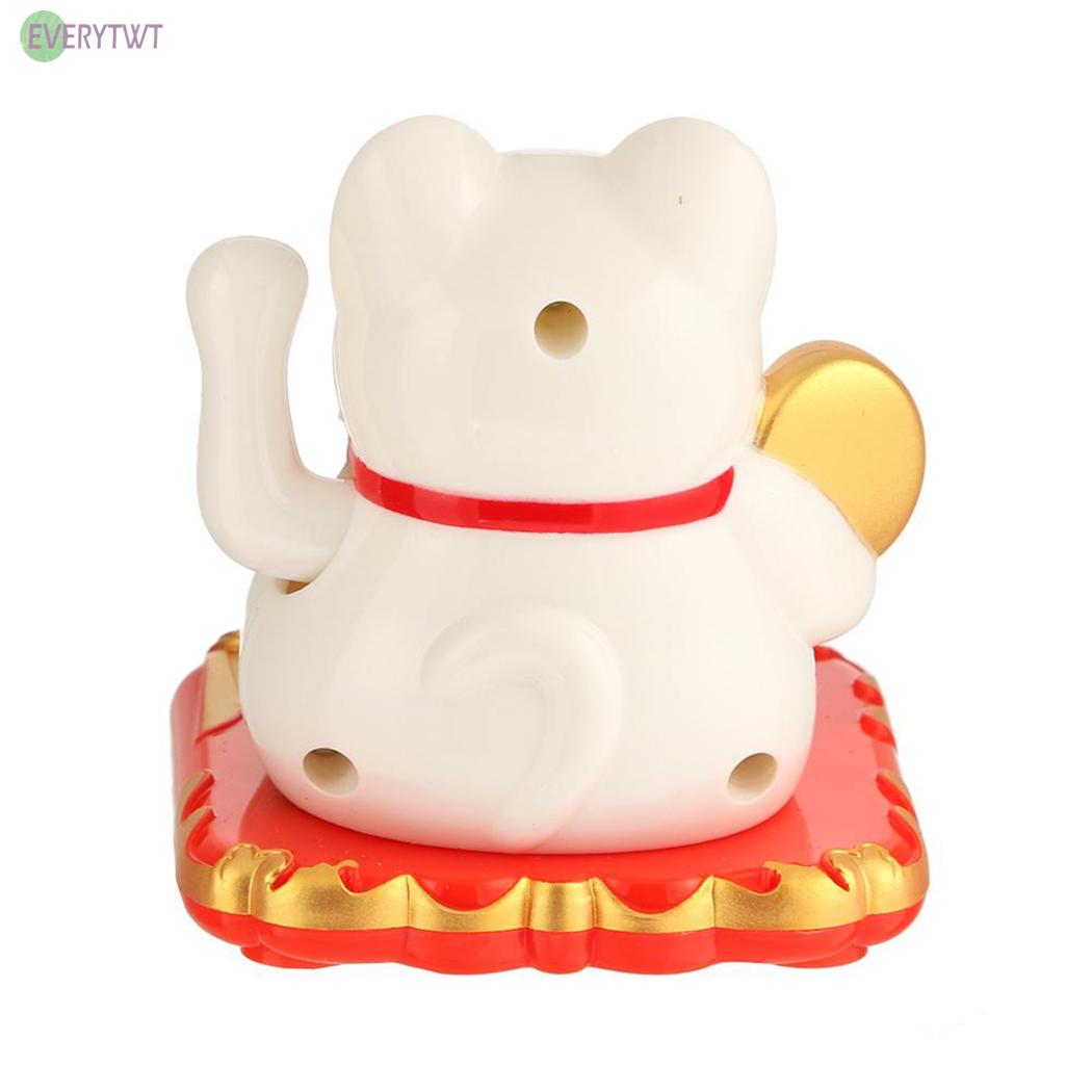 Mô Hình Mèo May Mắn Chạy Bằng Năng Lượng Mặt Trời