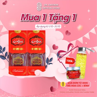 COMBO Nhụy Hoa Nghệ Tây SAFFRON BAHRAMAN 2 hộp - hộp 1Gr [Date 03/2023]