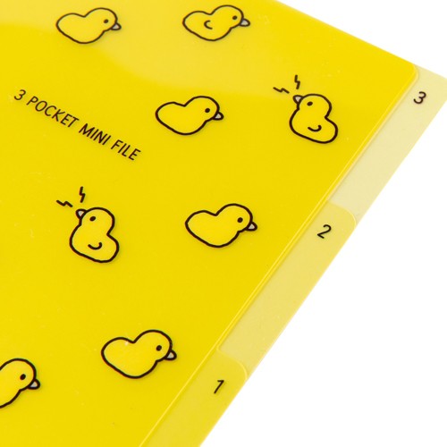 Bìa Tài Liệu Hàn Quốc ARTBOX 3 Ngăn Hình Chú Vịt Ngộ Nghĩnh Đáng Yêu