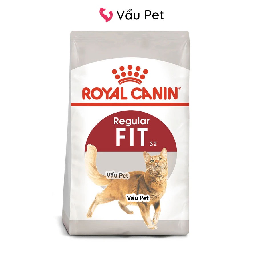 Thức ăn cho mèo Royal Canin Fit 32 túi zip 500g - Thức ăn hạt cho mèo trưởng thành Vẩu Pet Shop