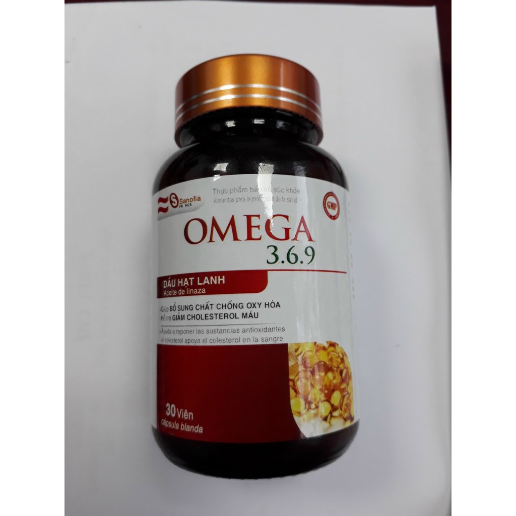 Omega 369 đẹp da, tăng cường hệ miễn dịch  Bổ sung omega tốt cho cơ thể, hỗ trợ tăng cường sức khỏe tim mạch