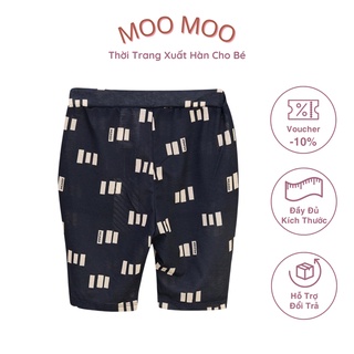 Quần đùi moimoln chất cotton cho bé trai, hàng xuất dư xịn