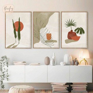 Tranh Canvas Trang Trí Trừu Tượng Tối Giản / Combo 3 Tranh - CBX3003- BEFY