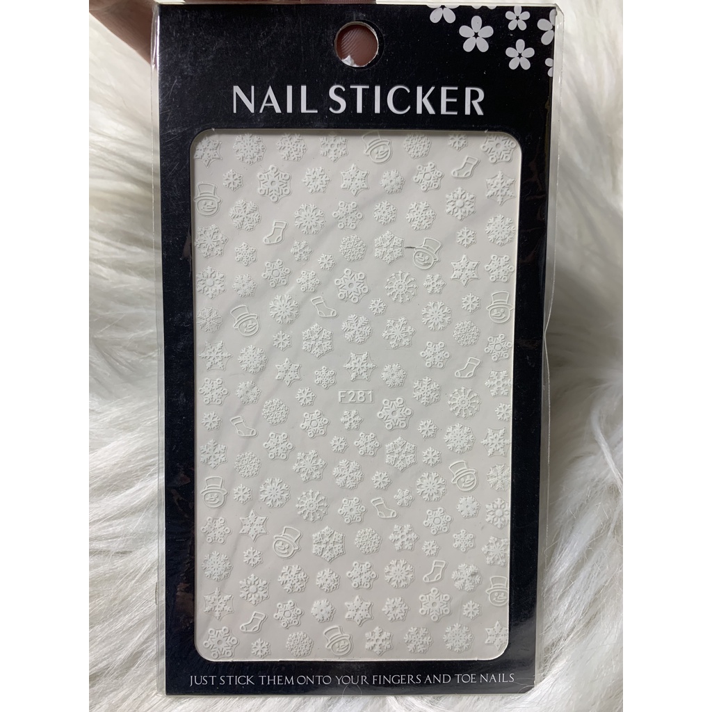 Sticker Trang Trí Móng Noel Siêu Đẹp 1