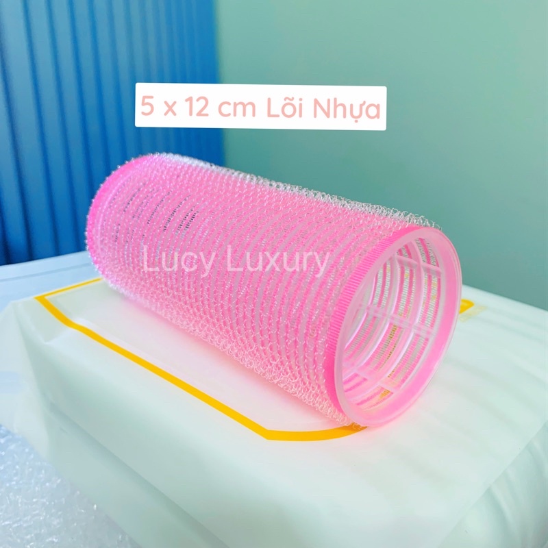 Lô Cuốn Tóc, lô uốn tóc Lõi Nhựa siêu to Tự Dính uốn mái tạo kiểu LucyLuxuryShop