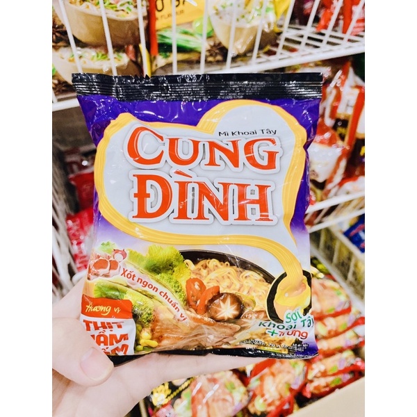 MÌ CUNG ĐÌNH VỊ TÔM CHUA CAY, BÒ HẦM, SƯỜN HẦM, THỊT HẦM NẤM80g