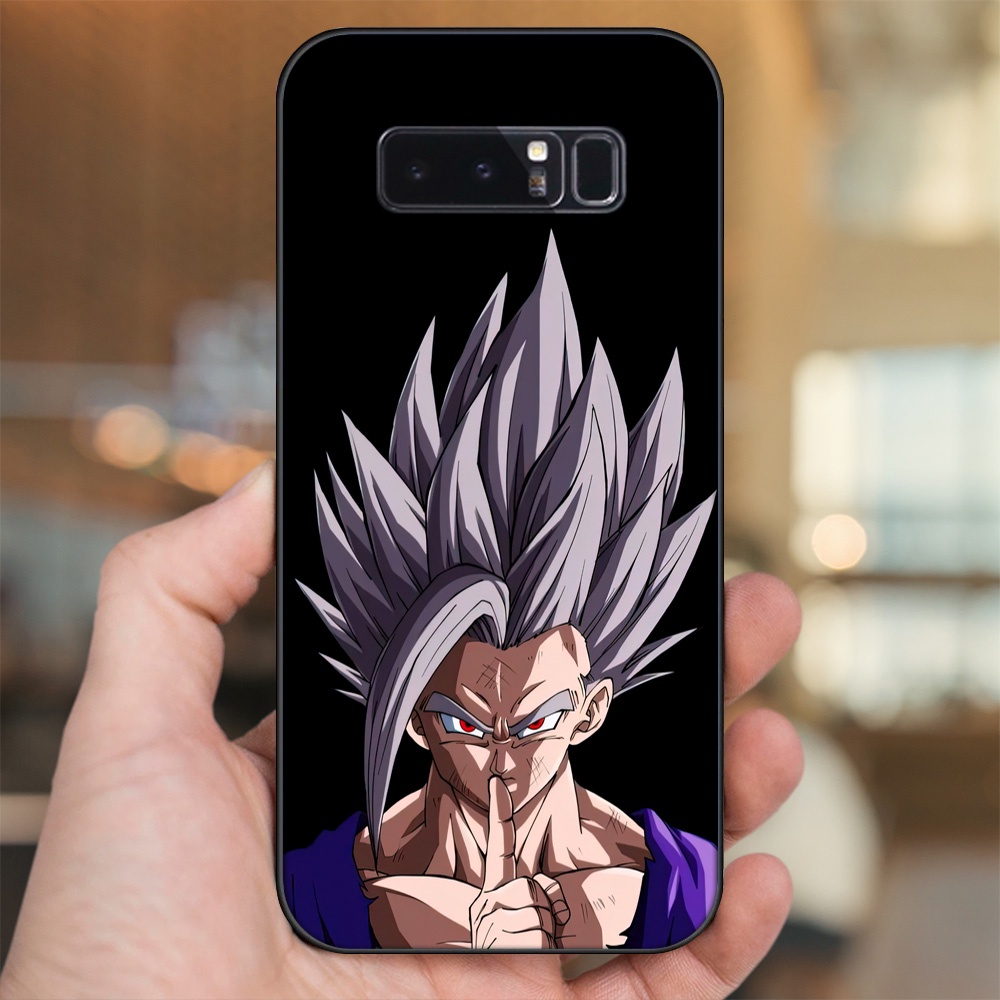Ốp lưng Samsung Note 8 viền đen in hình Gohan Dragon Ball