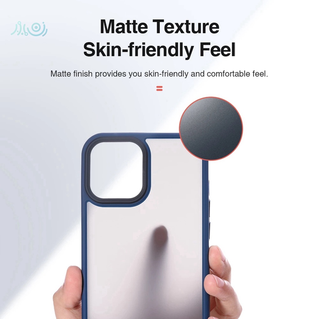 Ốp Điện Thoại Nhám Màu Trong Mờ Chống Sốc Cho iPhone 11 12 Pro Max Xs Max Xr X 8 7 Plus Se 2020 11 Pro Max