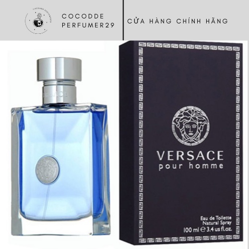 Nước hoa nam VERSACE POURHOME chính hãng EDT 100ml | Nước hoa thơm lâu đầy lịch lãm manh mẽ_CoCoDDe.Perfumer29