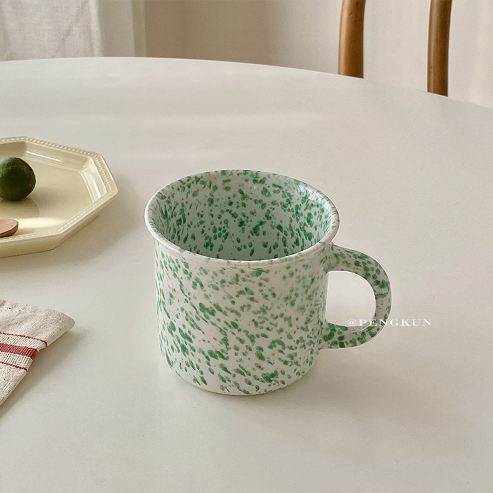 Ly uống nước bằng gốm sứ phong cách Nhật Bản tiện lợi