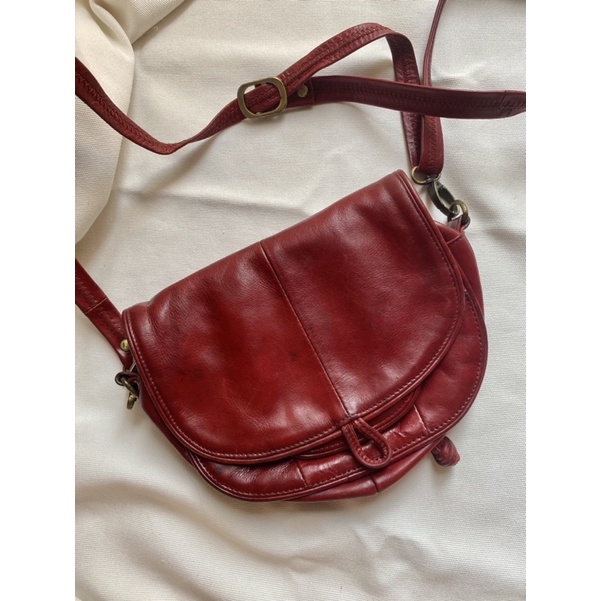 Thanh lý túi da thật đeo chéo