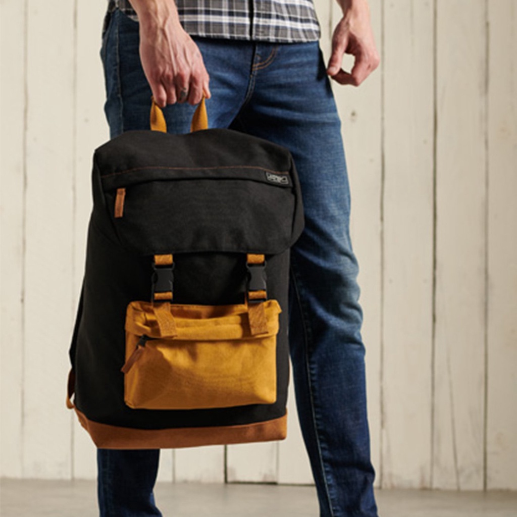 Ba lô nam SUPERDRY Toploader Backpack SDM911359A *SDAFB màu đen