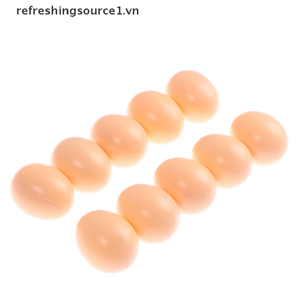 Bộ 10 Quả Trứng Giả Bằng Nhựa 1Vn DIY