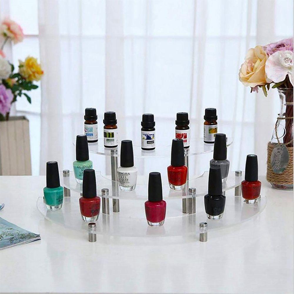 Giá Đỡ Trưng Bày Bánh Cupcake 3 Tầng Bằng Acrylic Tiện Dụng Cho Nhà Bếp / Tiệc Cưới