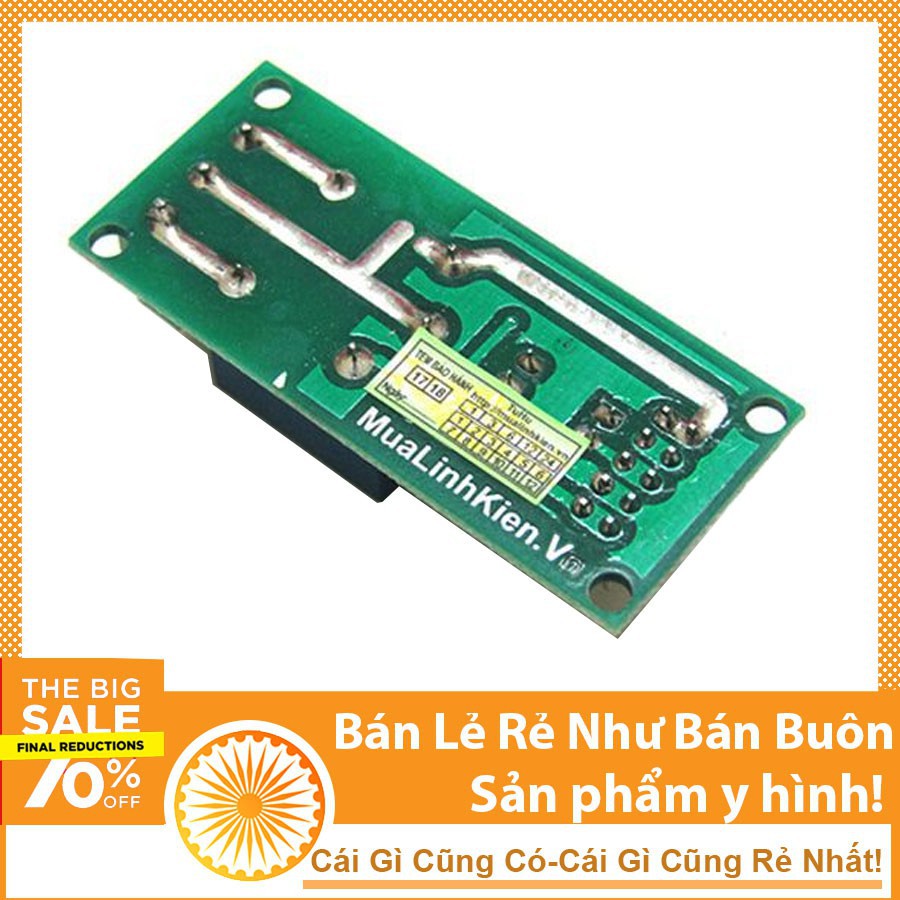 Module Relay 1 Kênh 5V-220V/10A Cách Ly Quang Cao Cấp - NTHN
