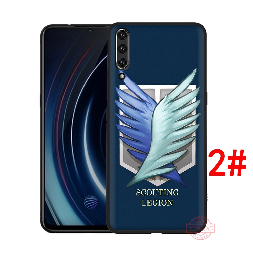 Ốp điện thoại anime attack on Titan đẹp mắt cho Vivo V5 Lite V5s V7 Plus V9 V11 V15 Pro Y66 Y67 Y75 Y79 Y85 Y89