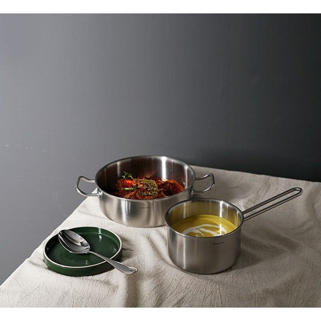 Quánh inox 316 đáy liền Edelkochen 3 lớp - Size 16cm